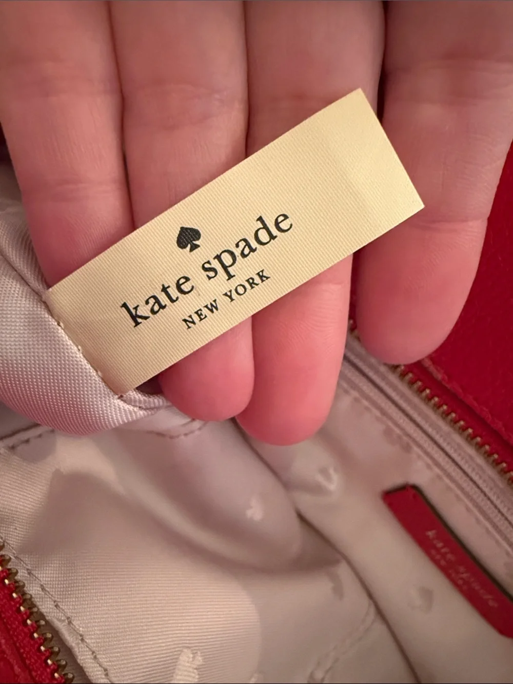 Kate Spade Red Leather Bag